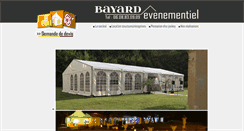 Desktop Screenshot of bayard-evenementiel.com